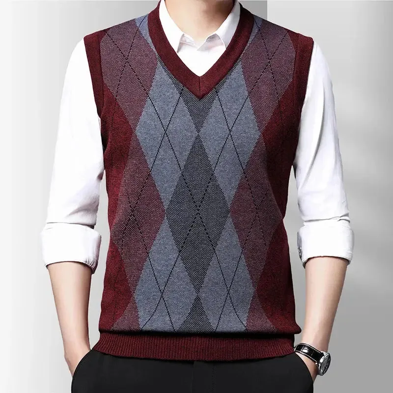 Academic Essential Knit Vest - Cross & Crown