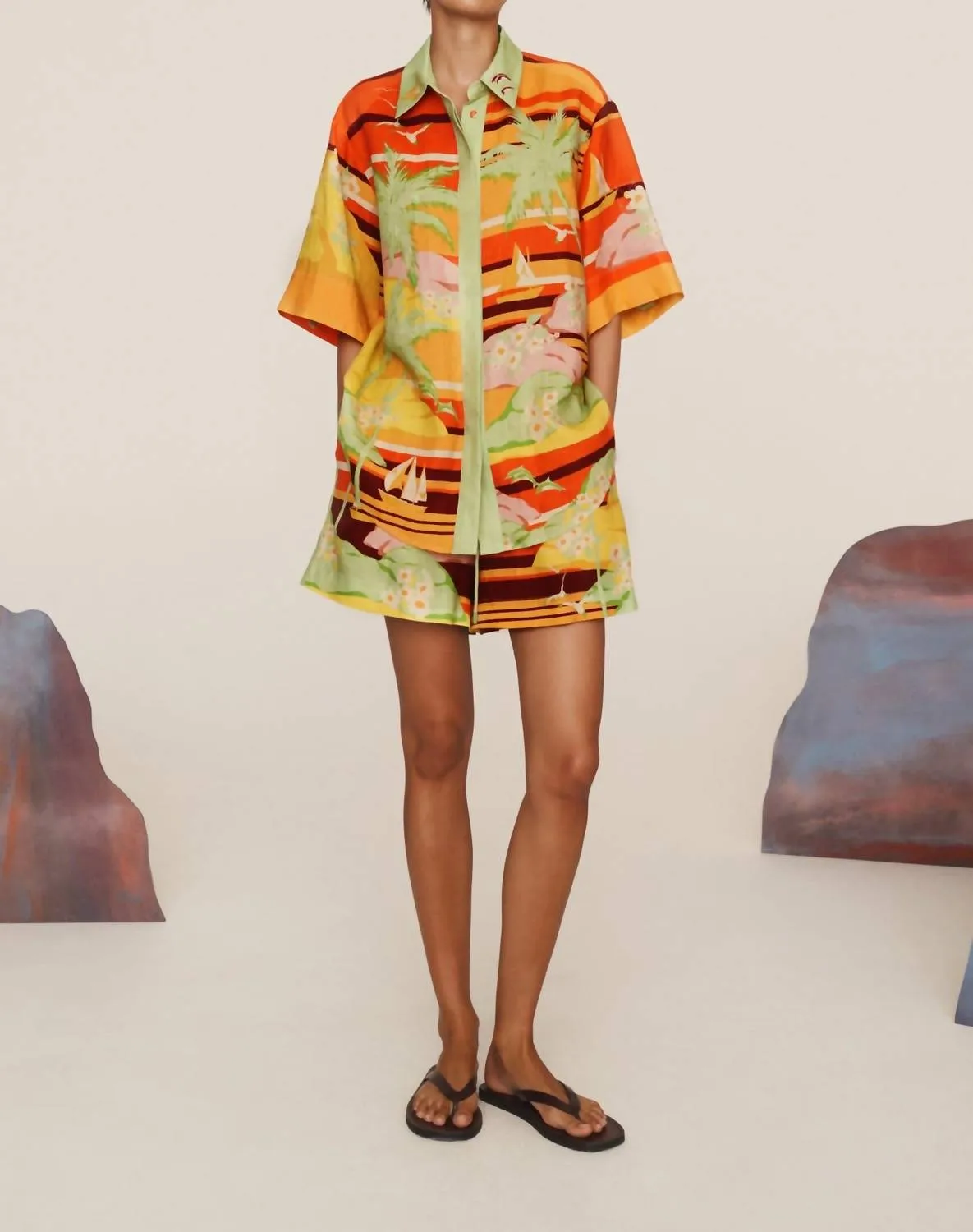 Alemais - PALM ISLAND SHIRT