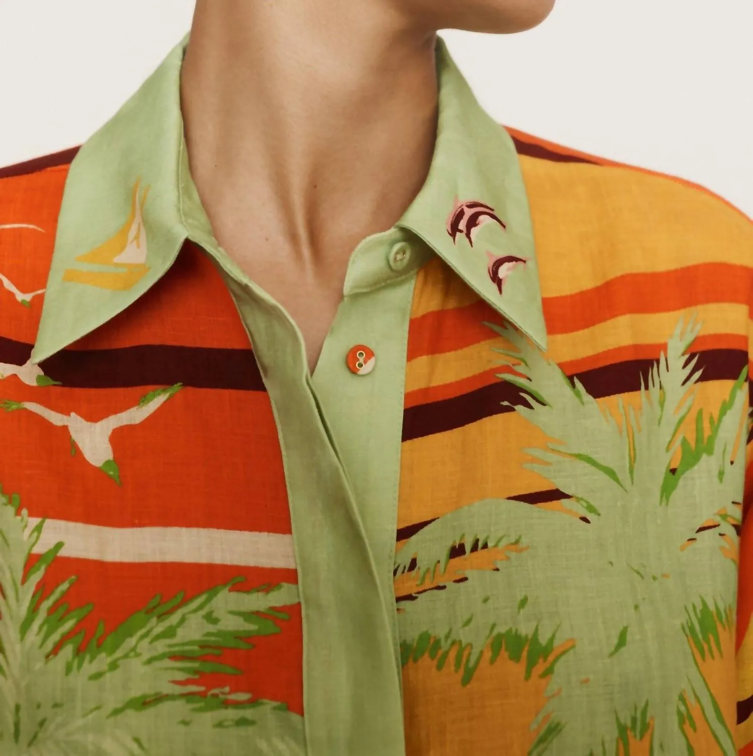 Alemais - PALM ISLAND SHIRT
