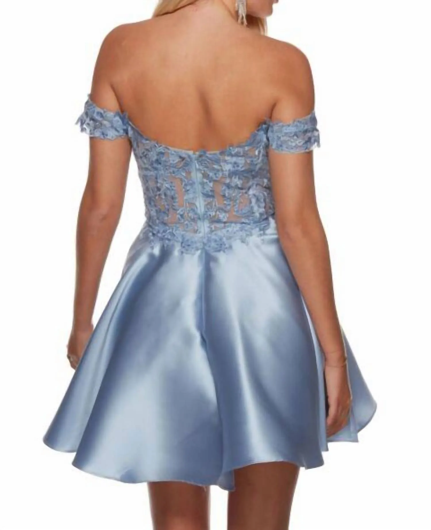 Alyce Paris - Off-The-Shoulder Mikado Prom Dress
