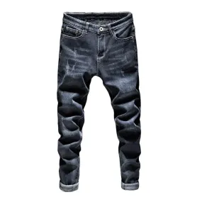 Angelo Ricci™ Designer Trendy Dark Blue Jeans