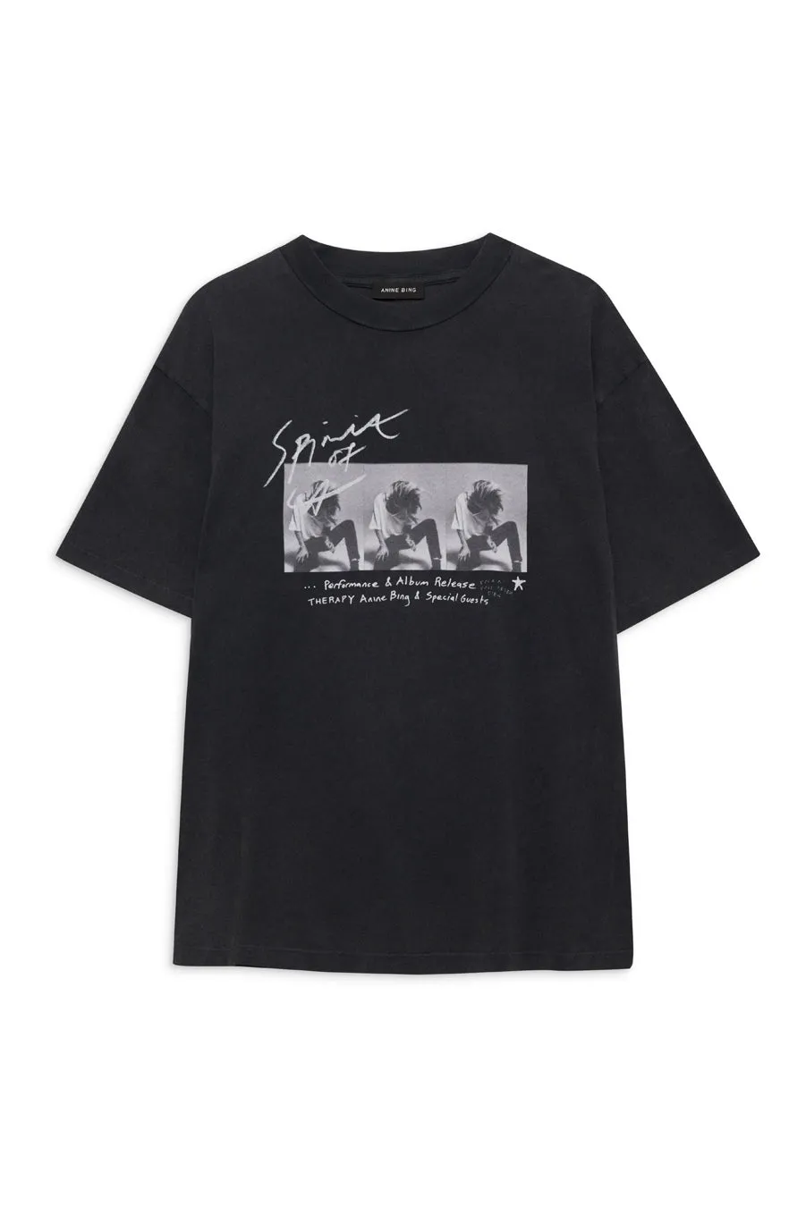 Anine Bing - Ashton Tee Concert in Washed Black