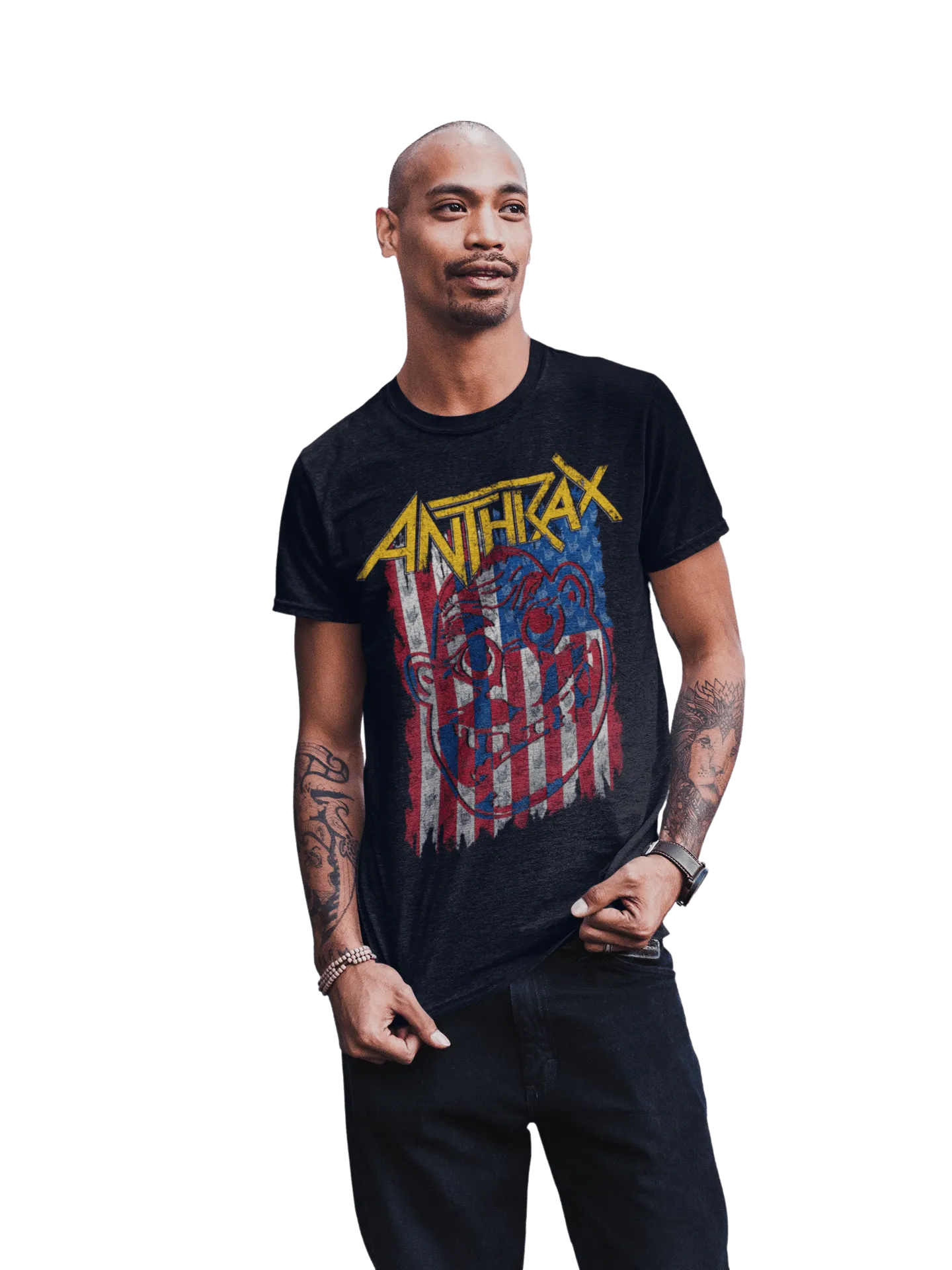 Anthrax - American Flag T-Shirt