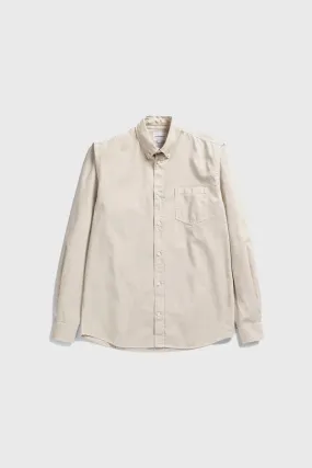 Anton Light Twill Shirt - Oatmeal