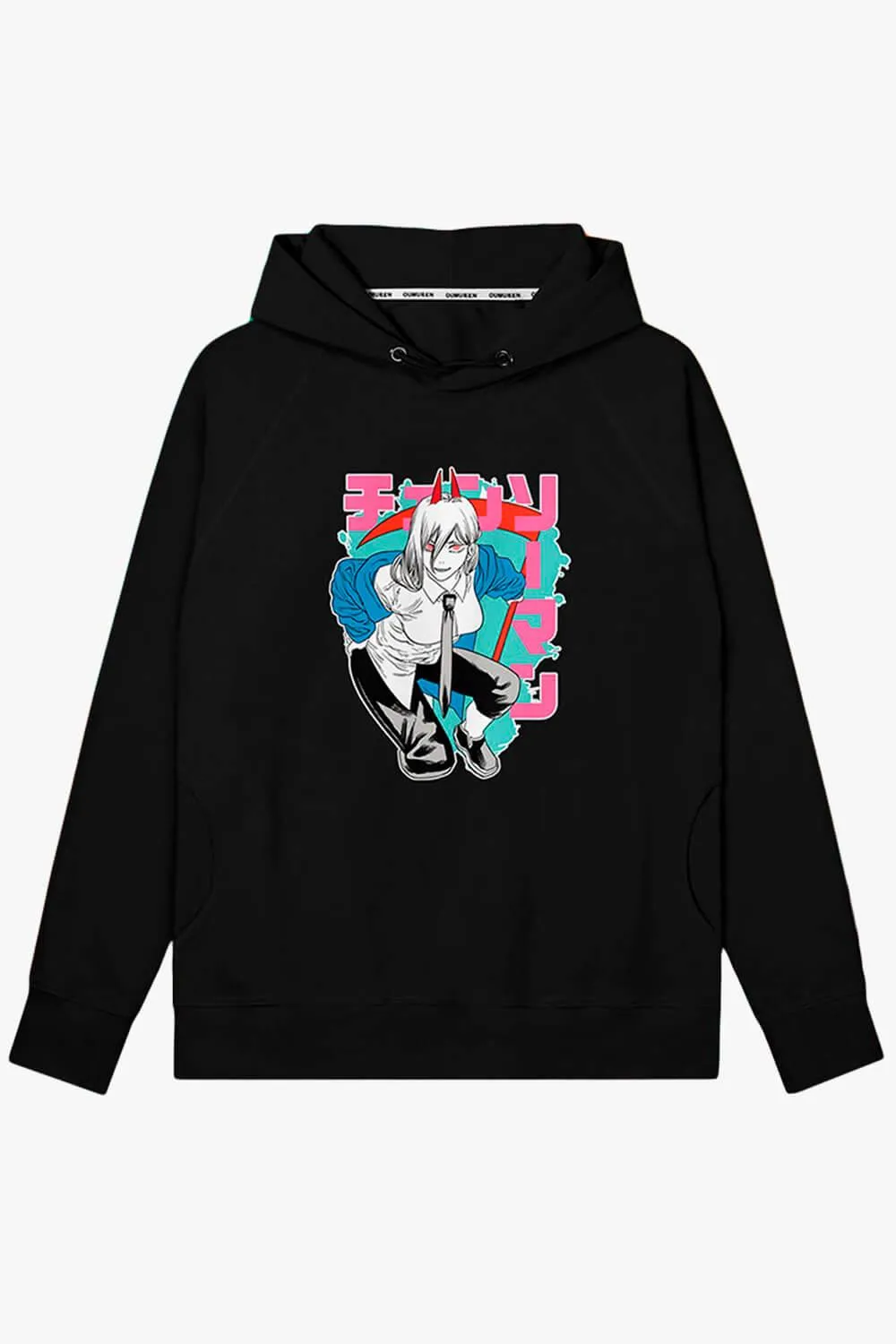 Chainsaw Man Hoodie Power With Scythe