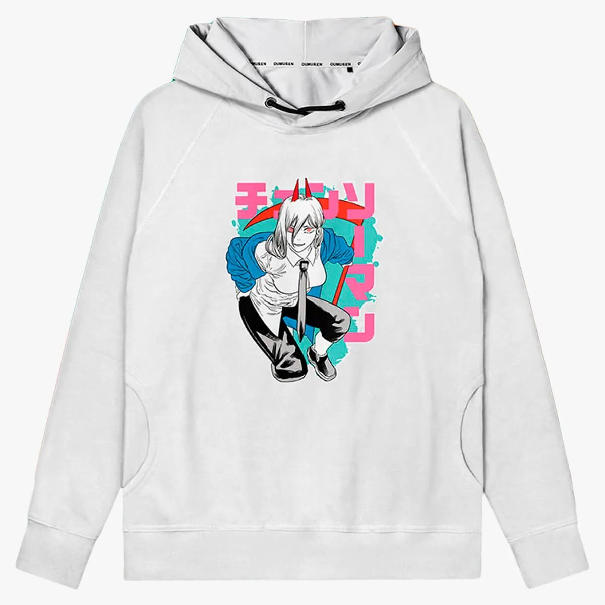 Chainsaw Man Hoodie Power With Scythe