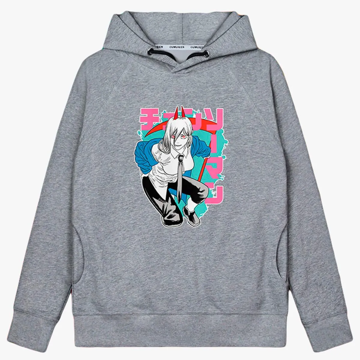 Chainsaw Man Hoodie Power With Scythe