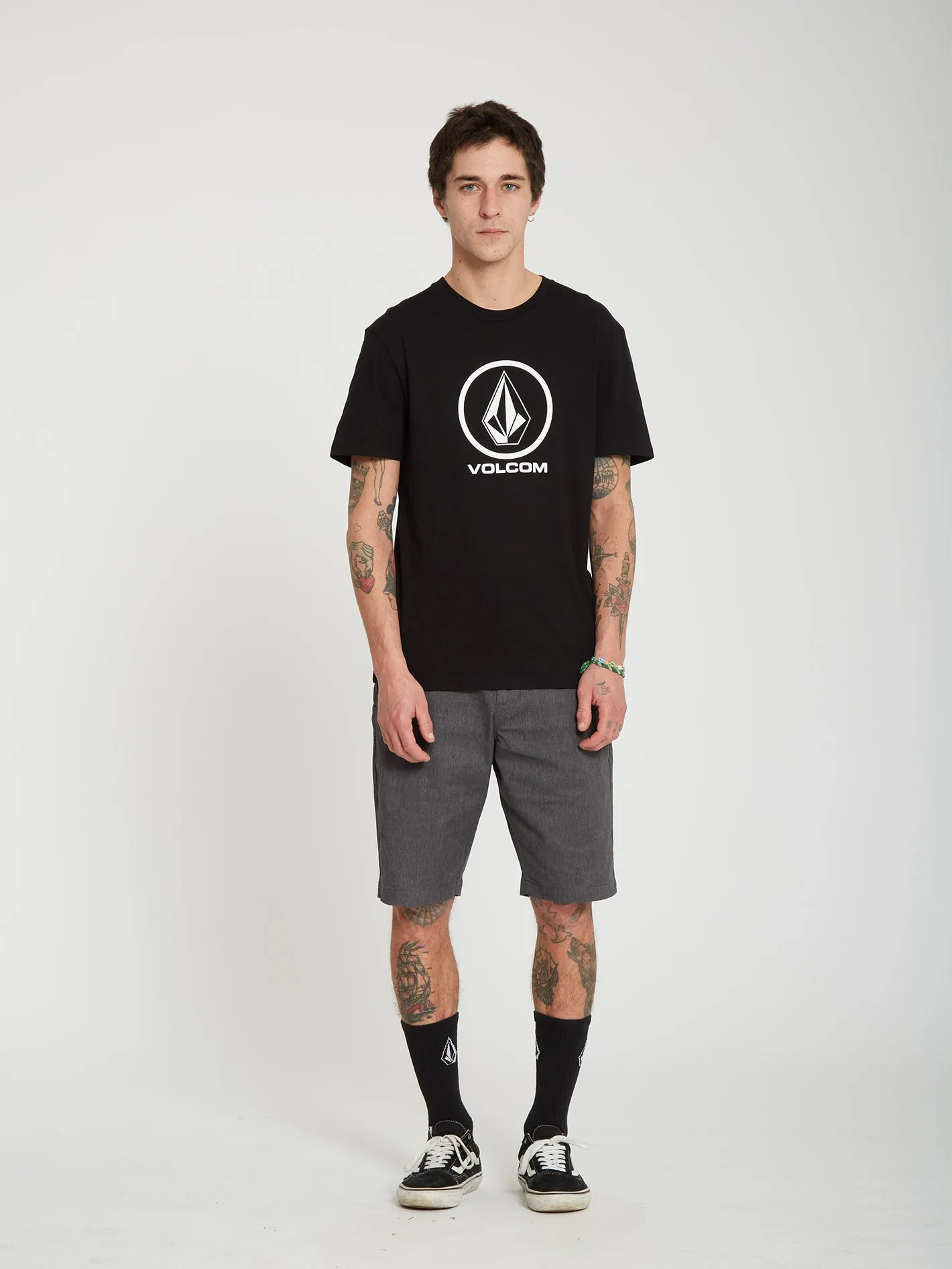 Crisp Stone T-shirt - BLACK