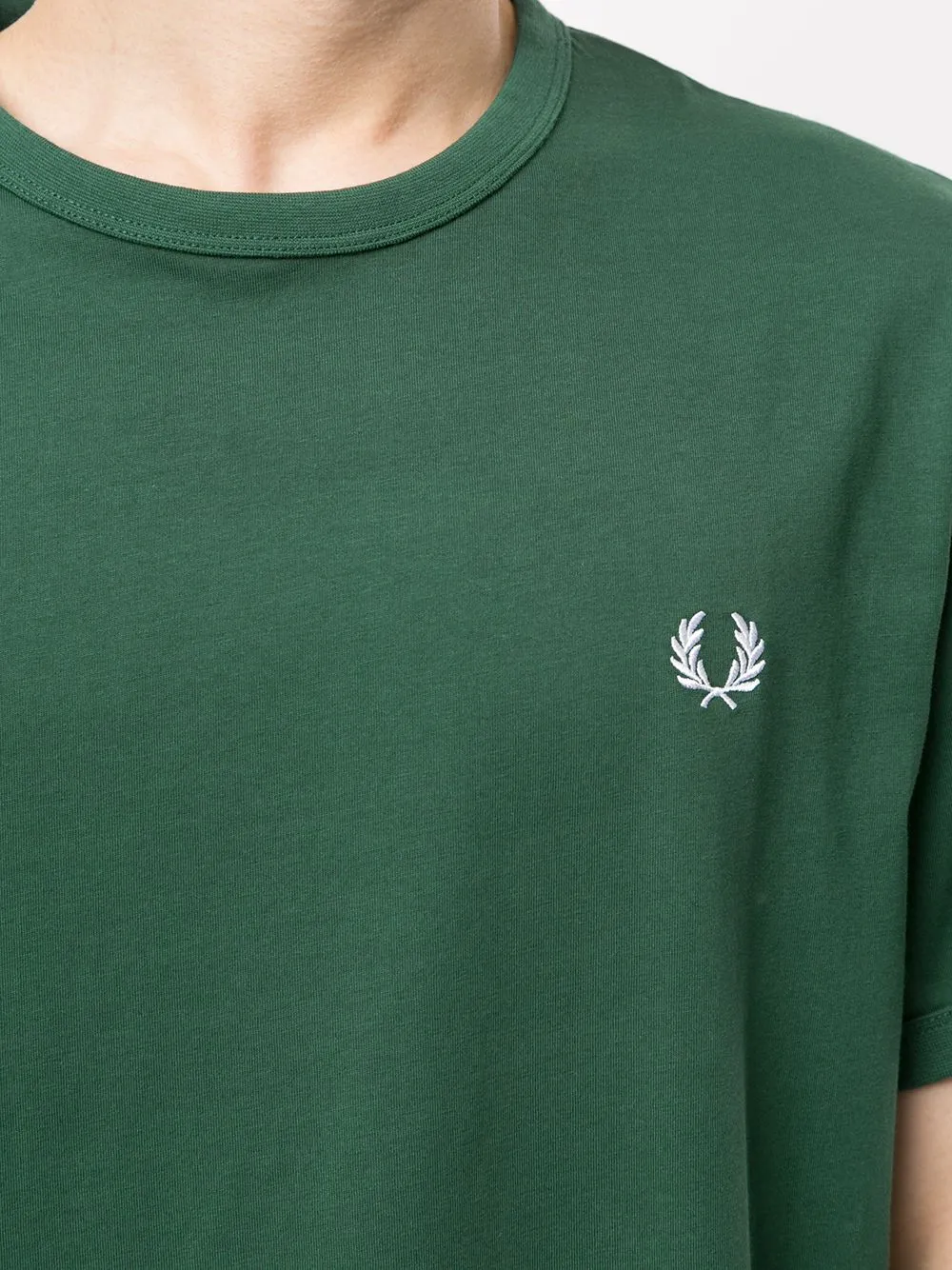 embroidered logo cotton T-shirt