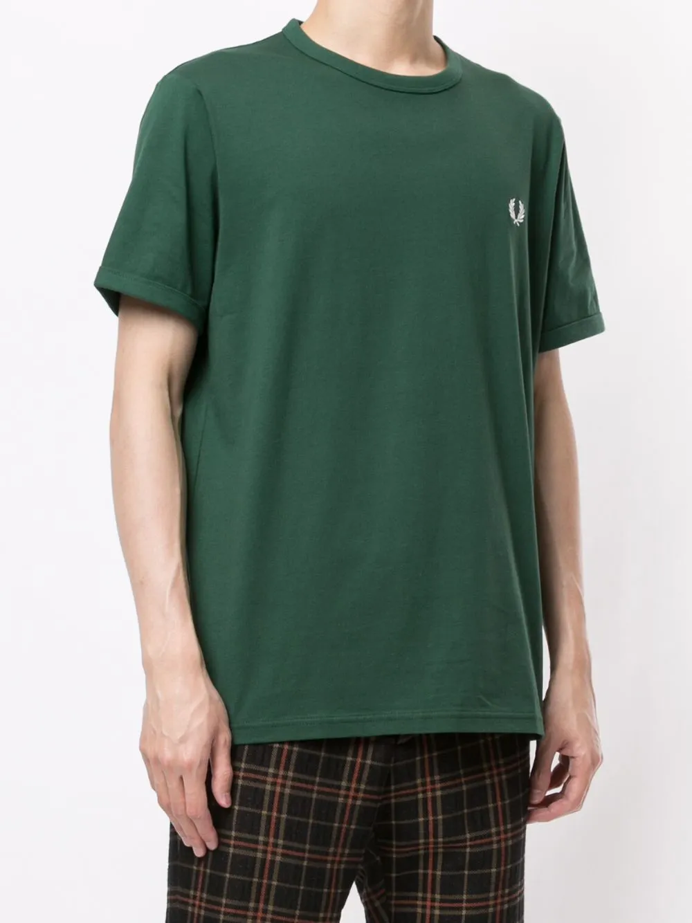 embroidered logo cotton T-shirt