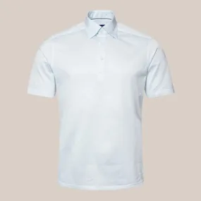 Eton Classic Fit Pique Polo Shirt Light Green