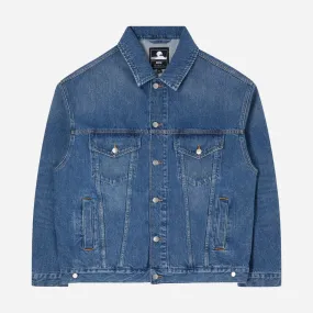 EU-Trucker Jacket - Blue - magna wash