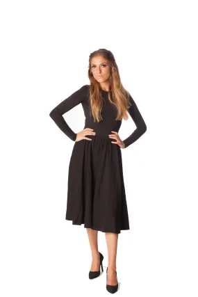 Gathered Knit Skirt