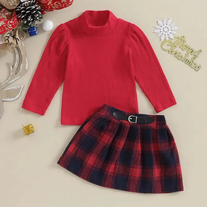 GINNY Plaid Skirt Outfit