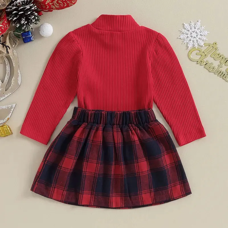 GINNY Plaid Skirt Outfit