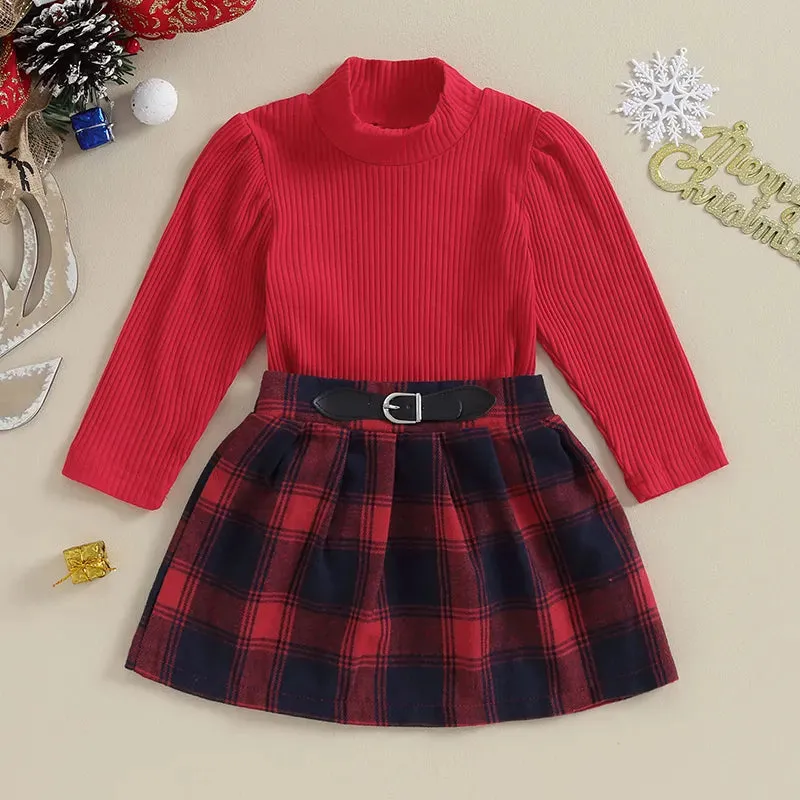 GINNY Plaid Skirt Outfit