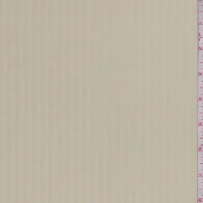 Golden Beige Jacquard Stripe Shirting Fabric