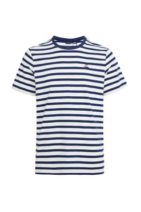 Harbour Stripe Tee in Blue