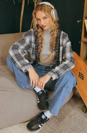 Hold That Thought Flannel Top