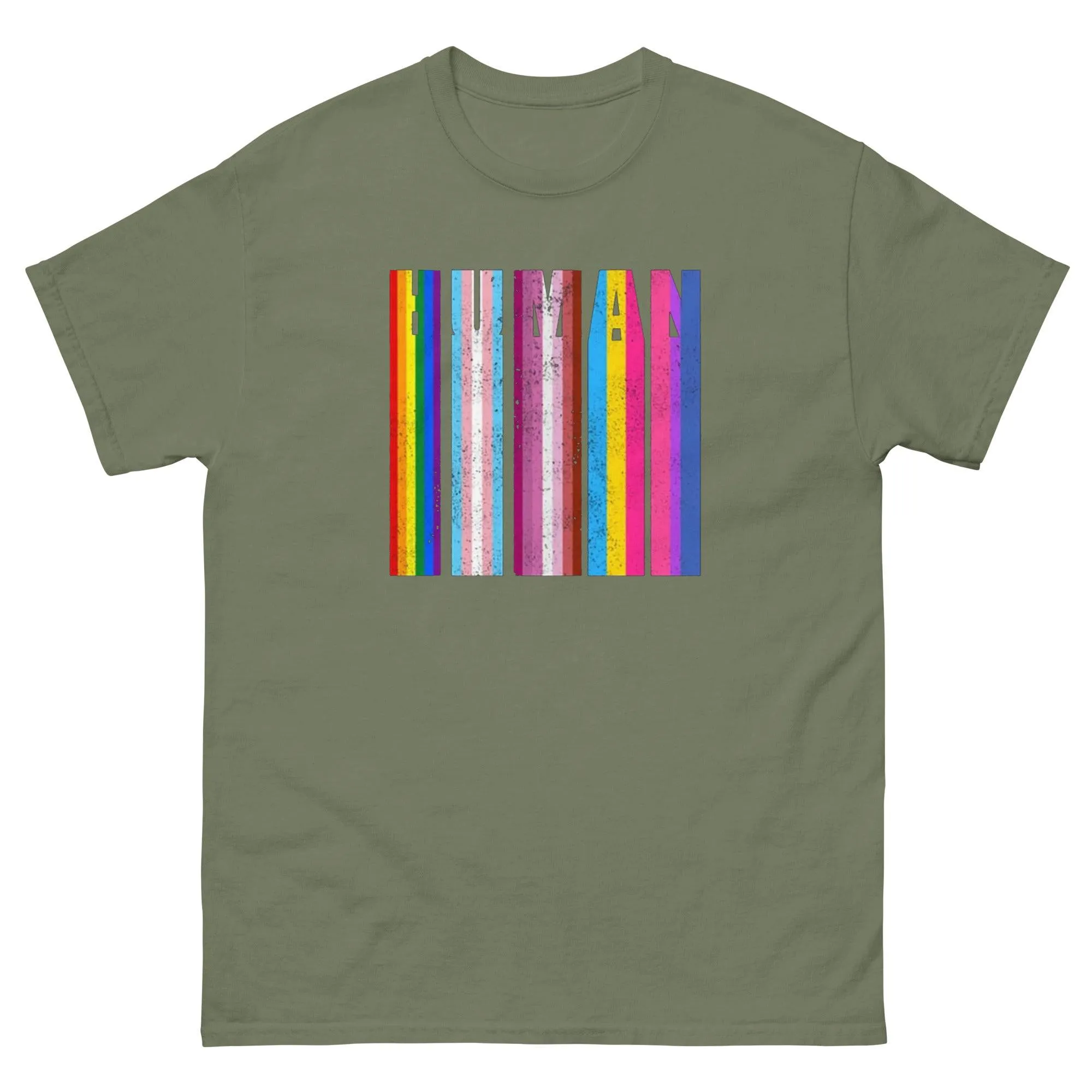 Human Melting Flag classic tee