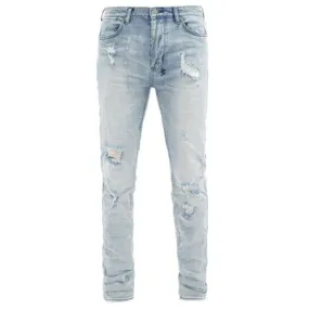 KSUBI Blue Van Winkle Runaway Ripped Jeans