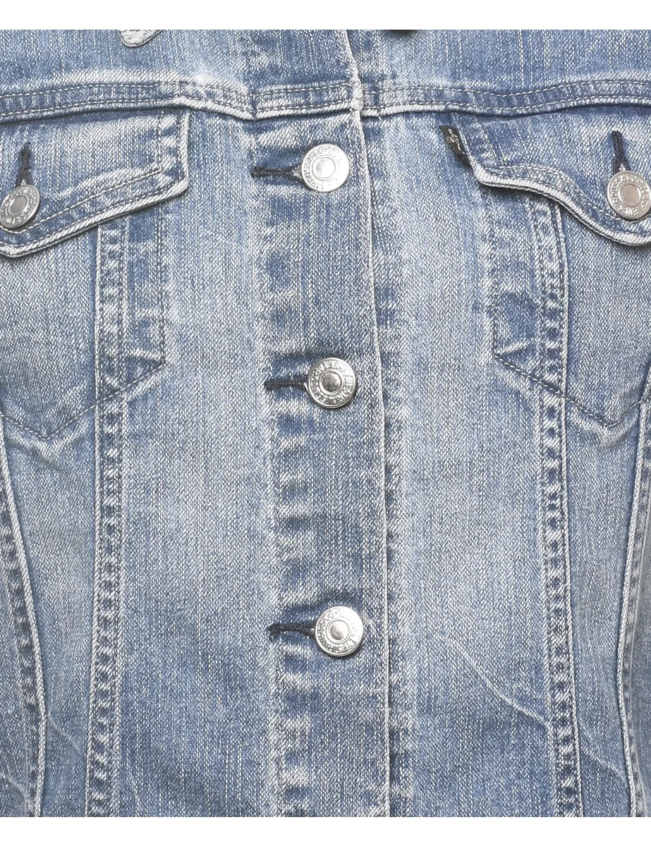 Levi's 1990s Light Wash Denim Vest - L
