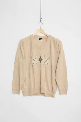Light v-neck sweater (XL)