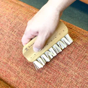 Lint Brush: Wood And Rubber
