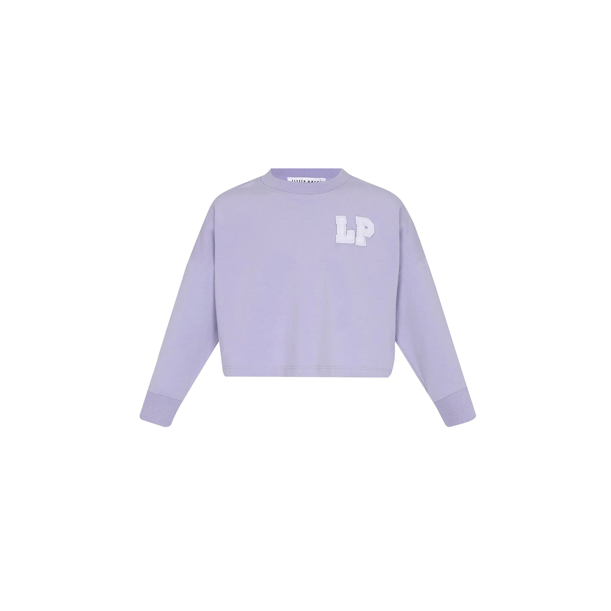 Little Parni Lavender Girls Cropped Tee K415