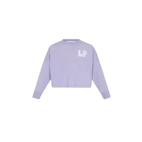 Little Parni Lavender Girls Cropped Tee K415