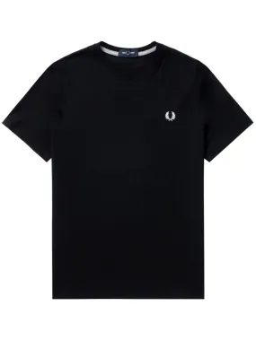 logo-embroidered cotton T-shirt