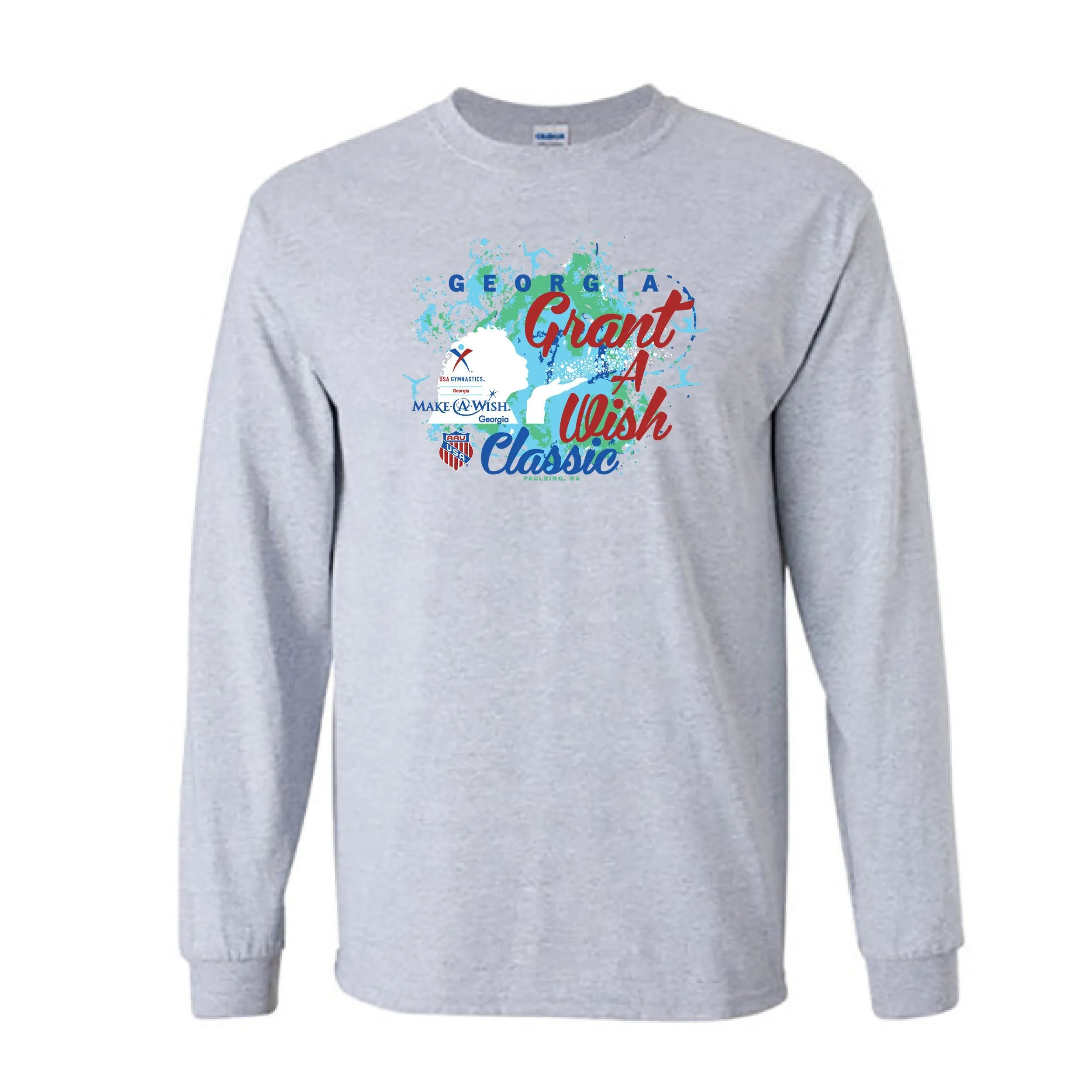 Long Sleeve Shirts GA Grant a Wish Classic