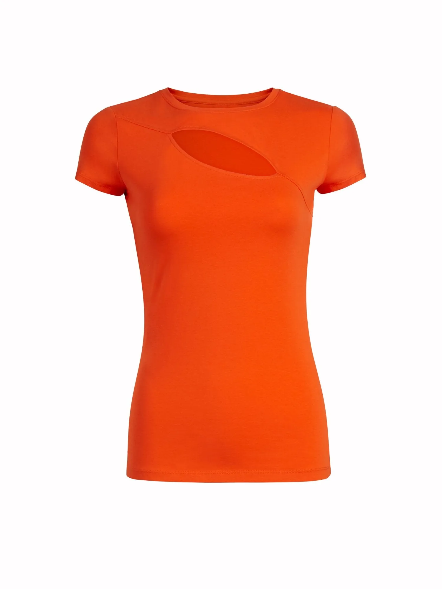 Manhattan Asymmetrical Cutout Tee