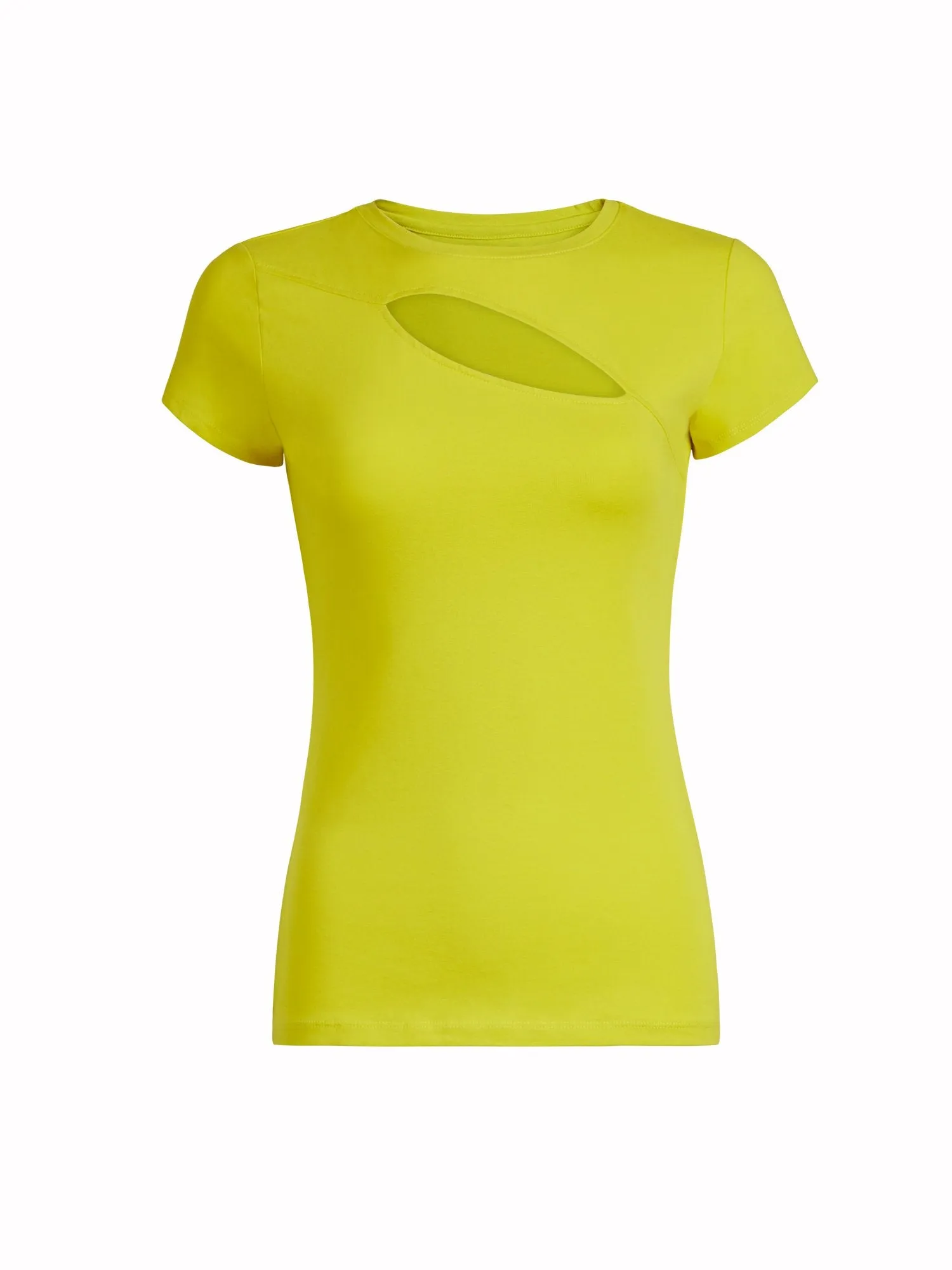 Manhattan Asymmetrical Cutout Tee
