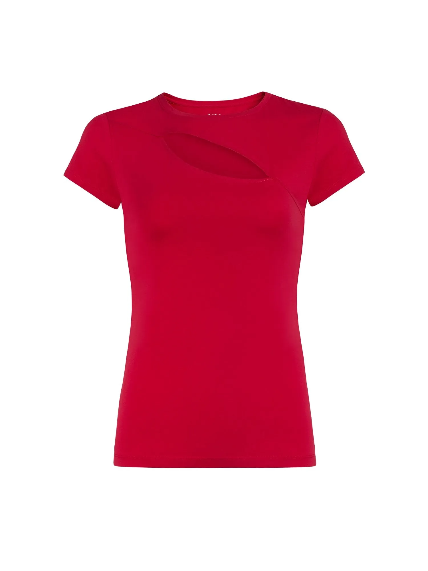 Manhattan Asymmetrical Cutout Tee