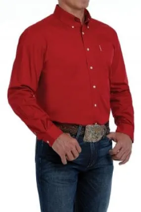 Men's Red Cinch Modern LS Shirt