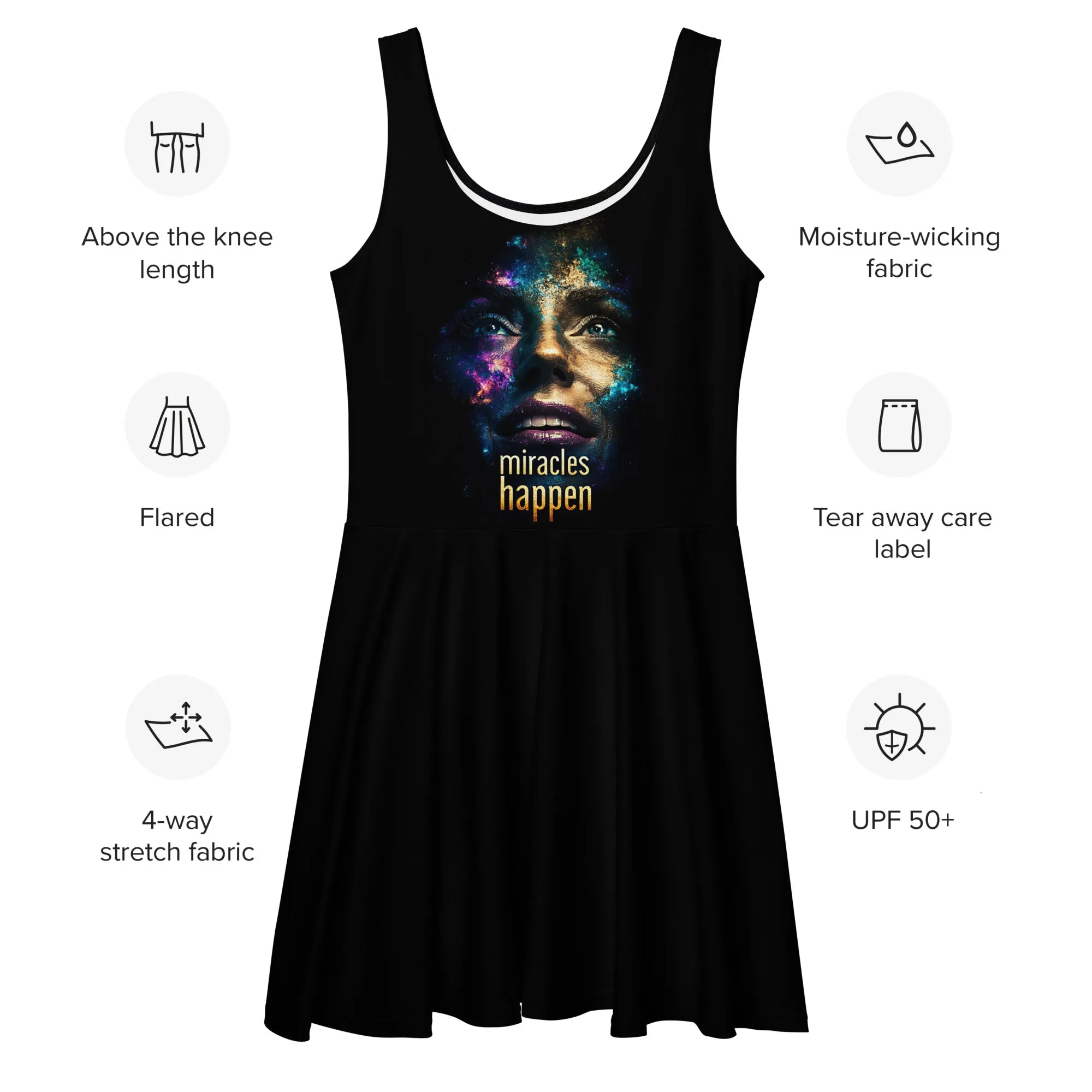 Miracles Happen Edition 1 Skater Dress