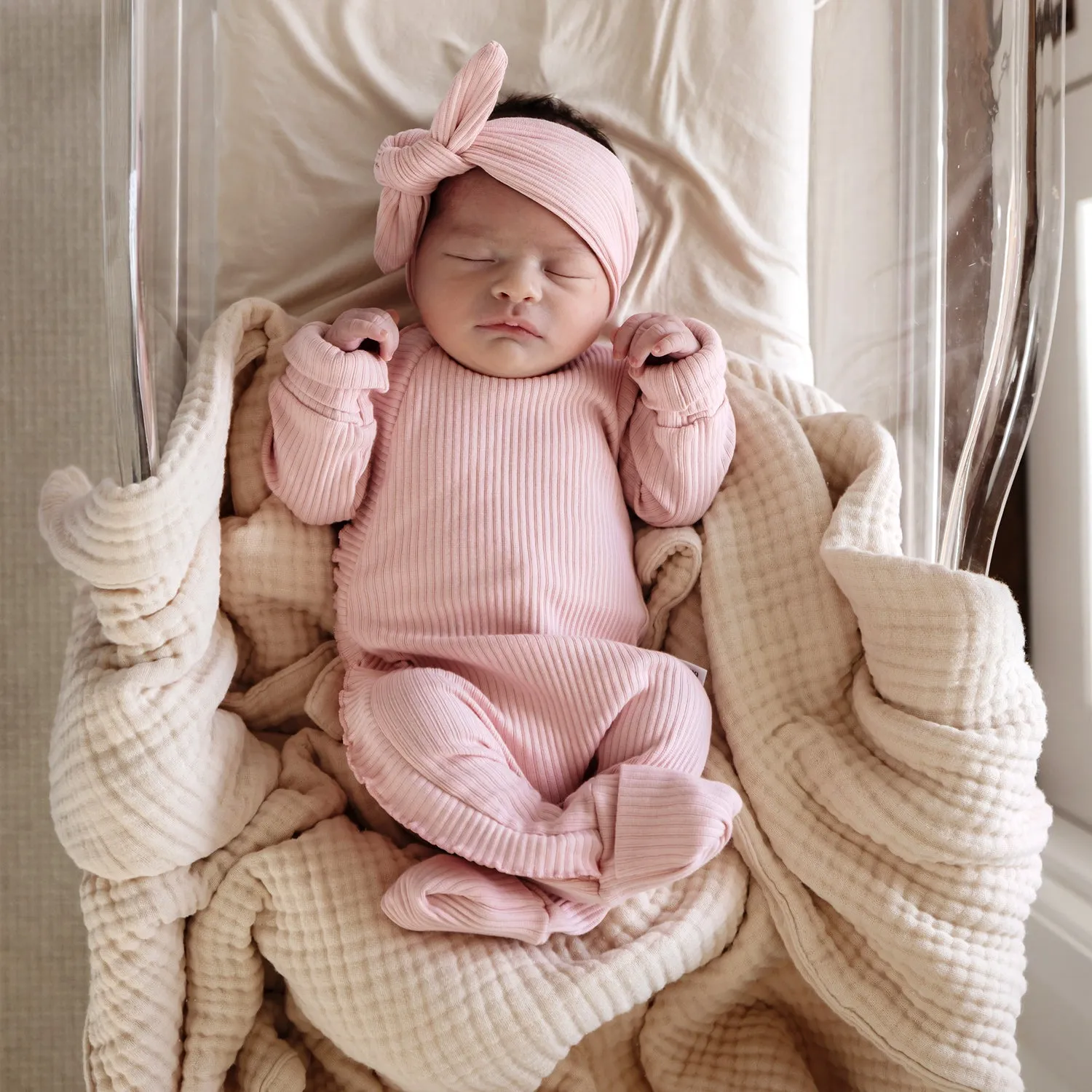 Muslin Bubble Blanket - Cream