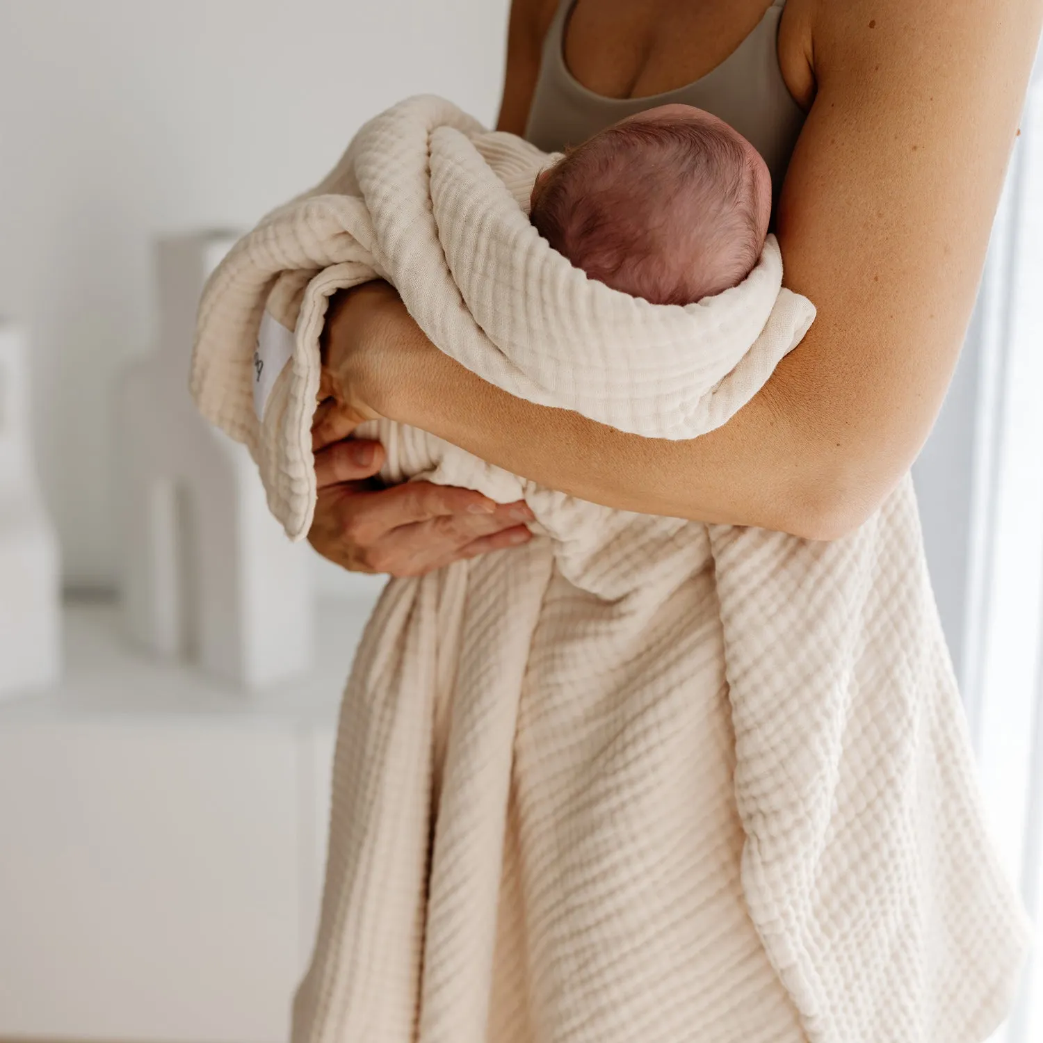 Muslin Bubble Blanket - Cream