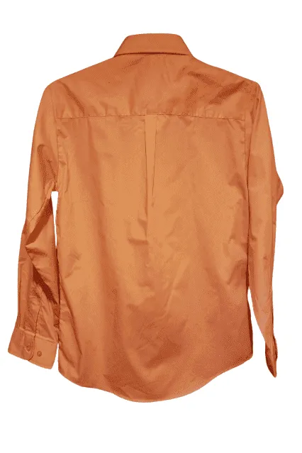 New boys button, peach shirt & tie by George sz XL, 14-16