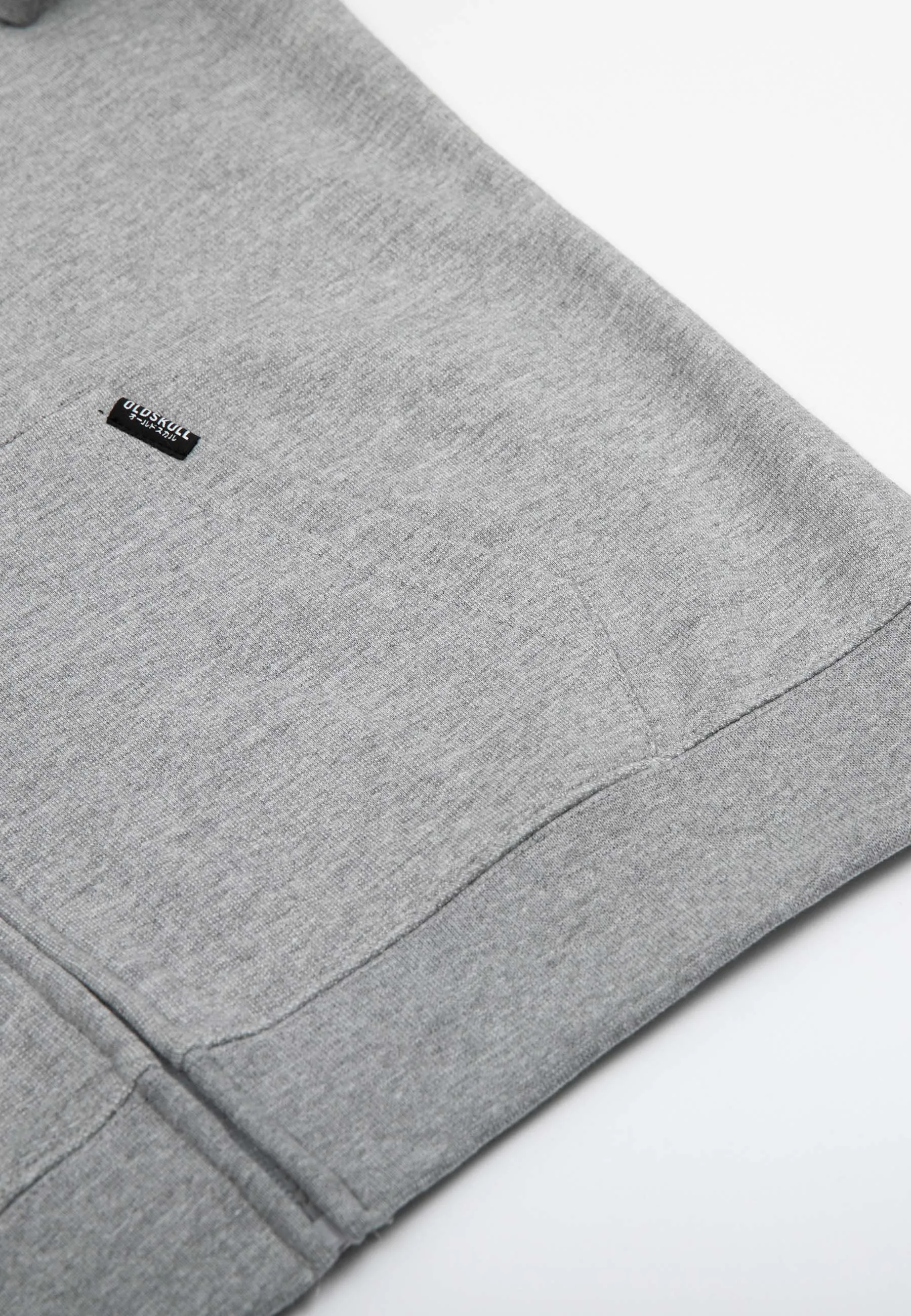 Oldskull Iconic Logo Hoodie Heather Grey