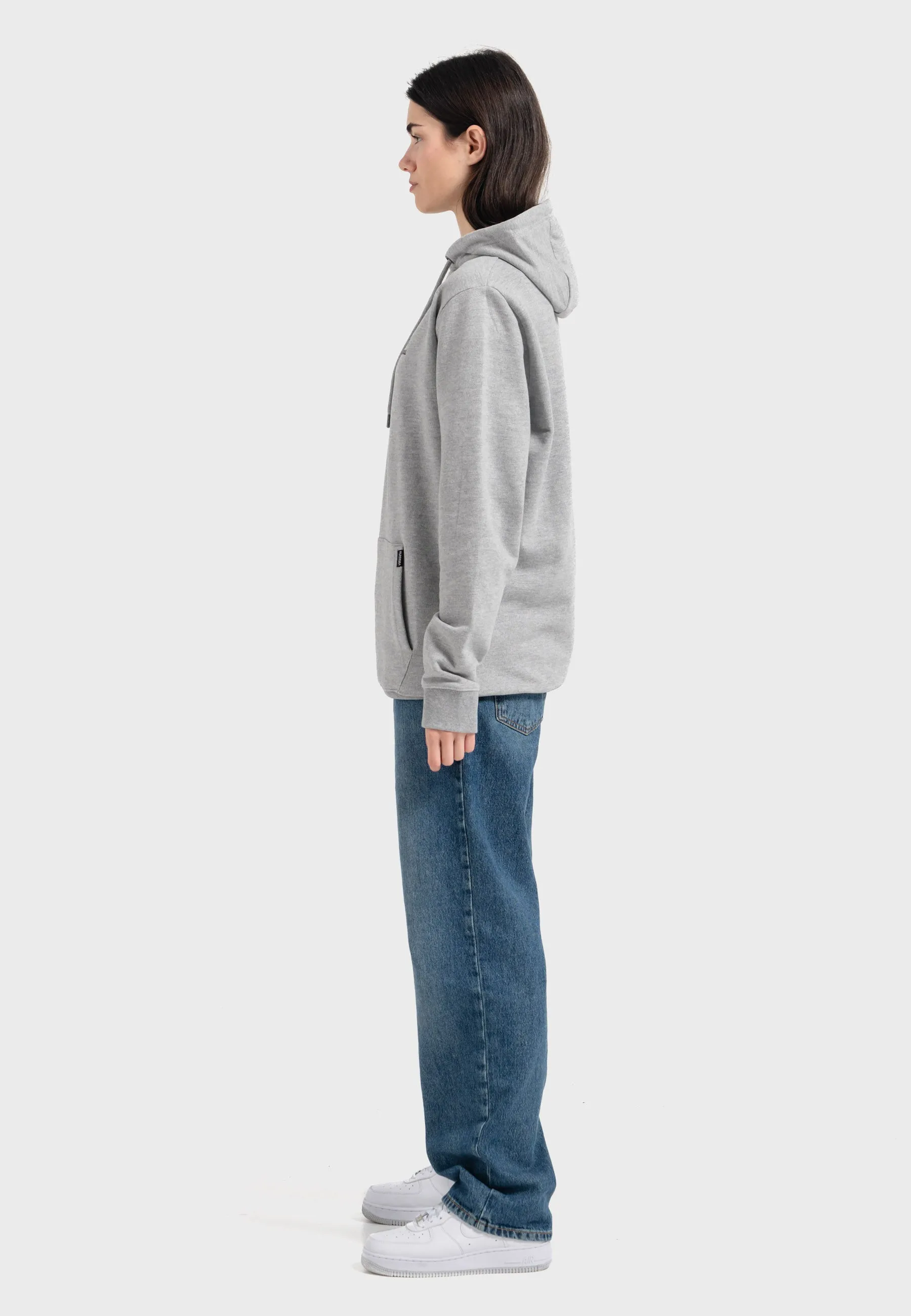 Oldskull Iconic Logo Hoodie Heather Grey