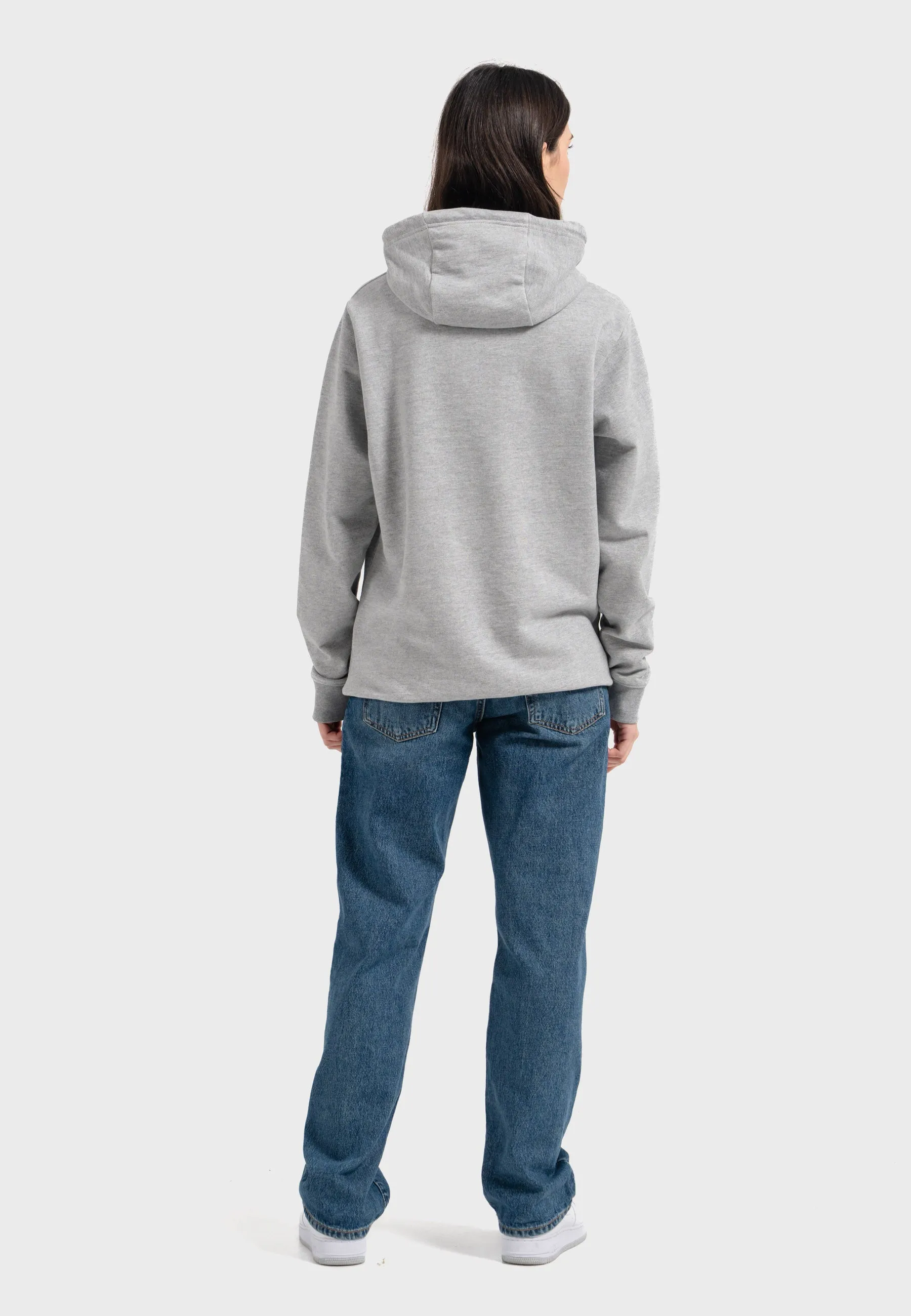 Oldskull Iconic Logo Hoodie Heather Grey