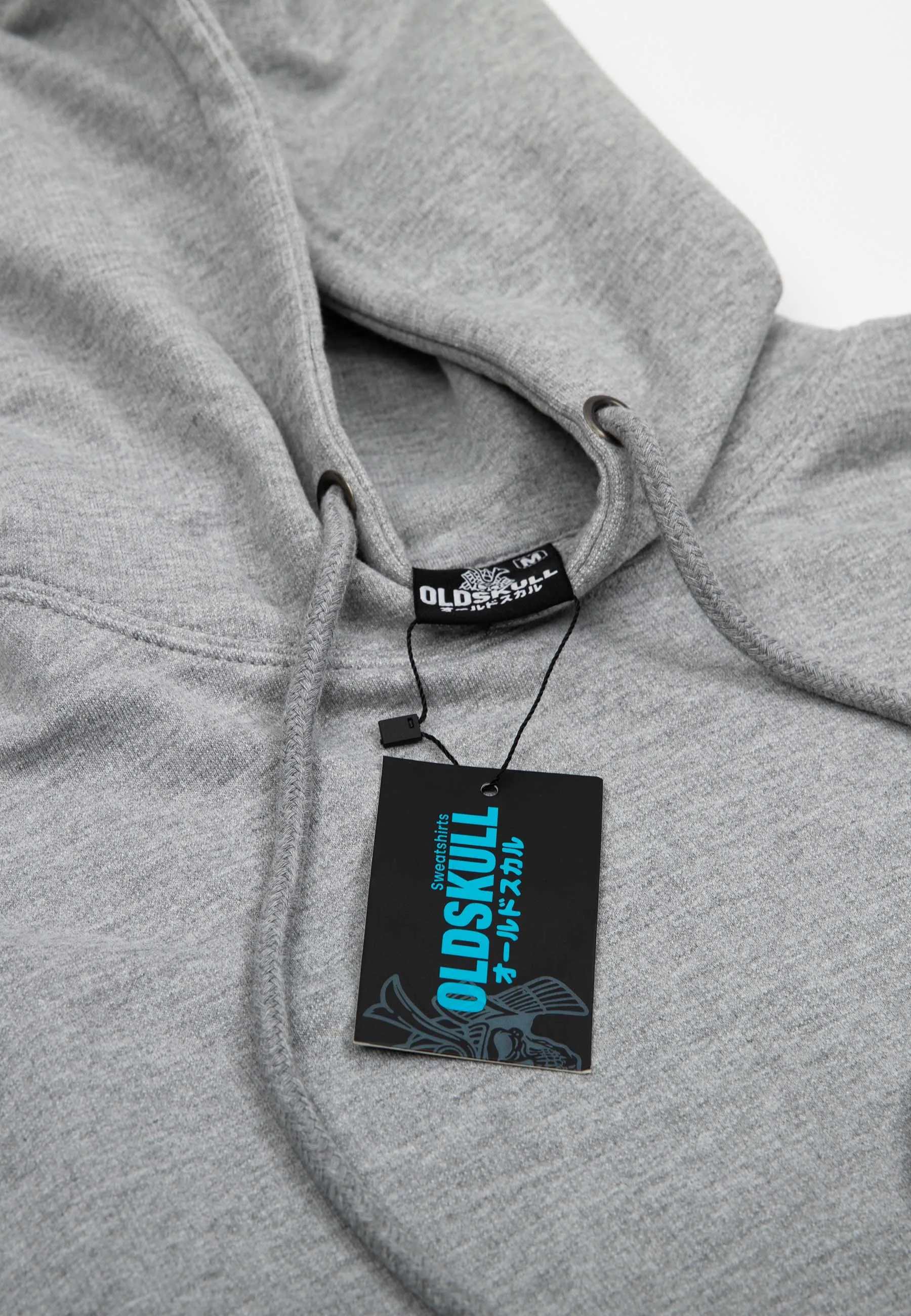 Oldskull Iconic Logo Hoodie Heather Grey