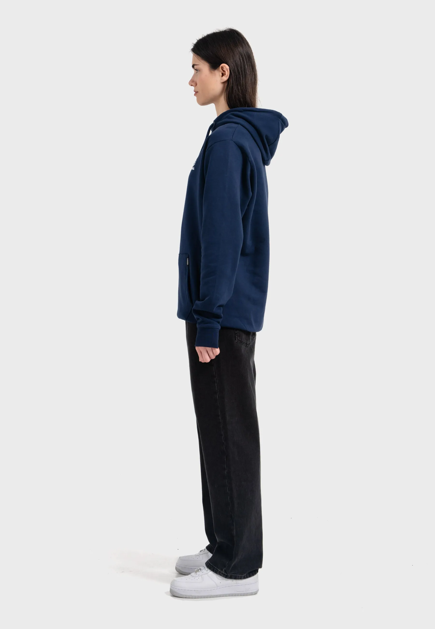 Oldskull Iconic Logo Hoodie Navy Blue