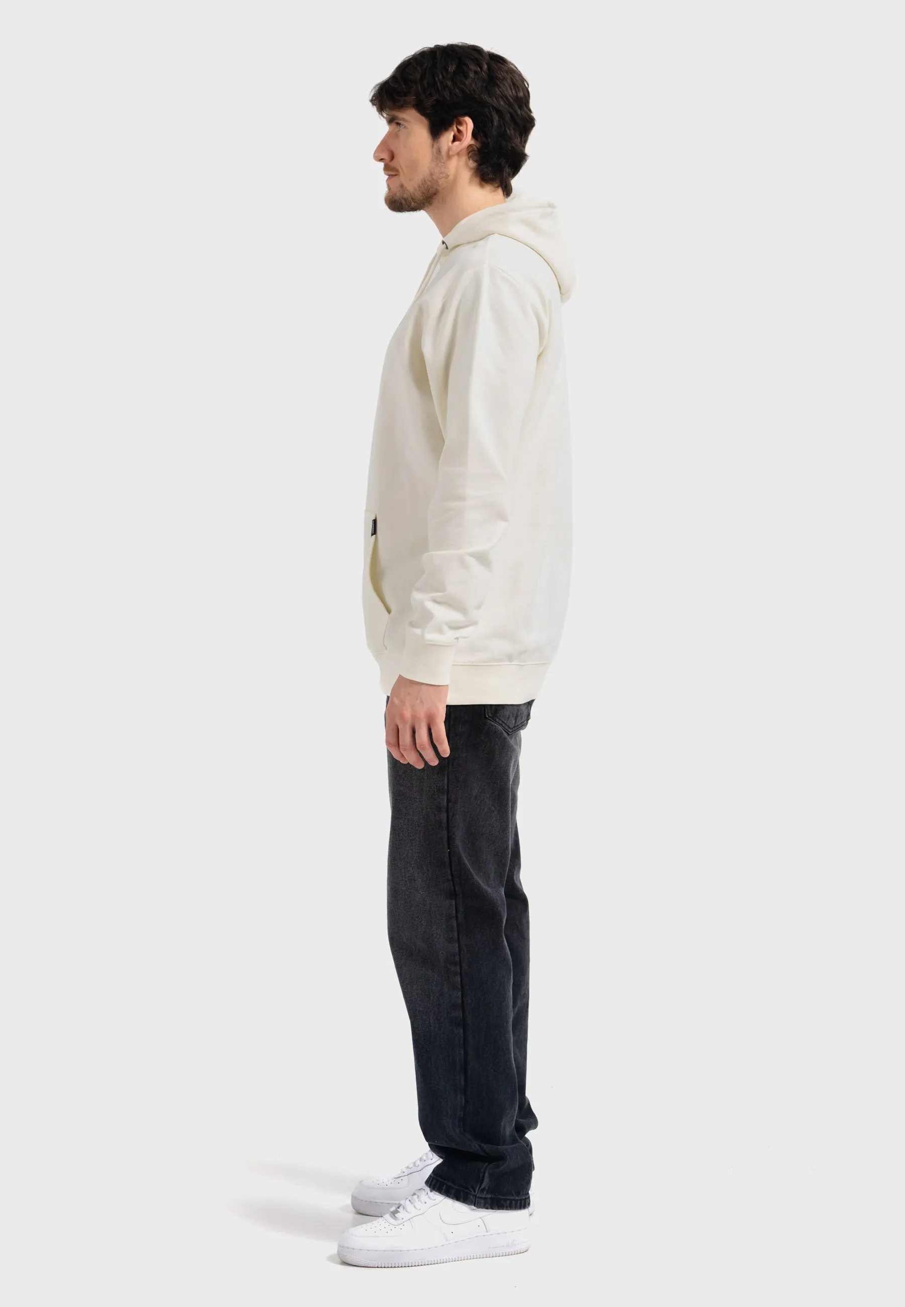 Oldskull Iconic Logo Hoodie Off White