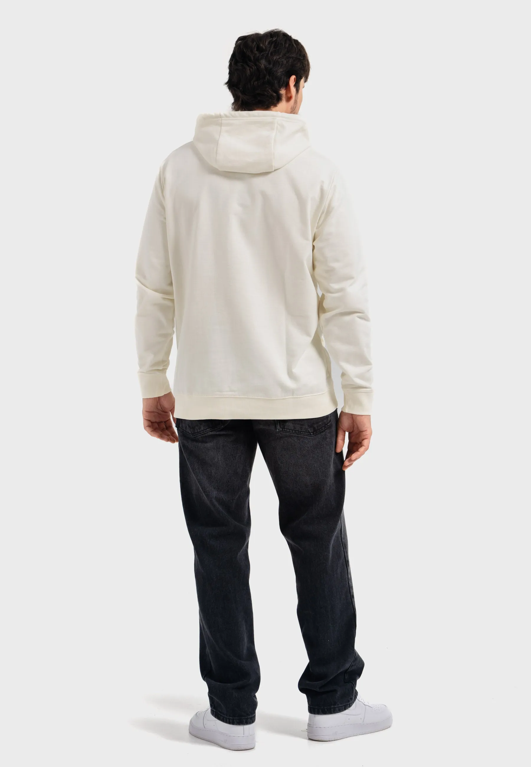 Oldskull Iconic Logo Hoodie Off White