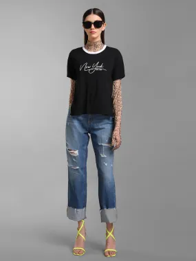 Printed Round Neck T-Shirt