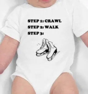 Skating Steps - ice skating baby gift - ice skating mom - ice skating dad - ice skating - hockey baby gift - hockey dad - hockey mom - baby