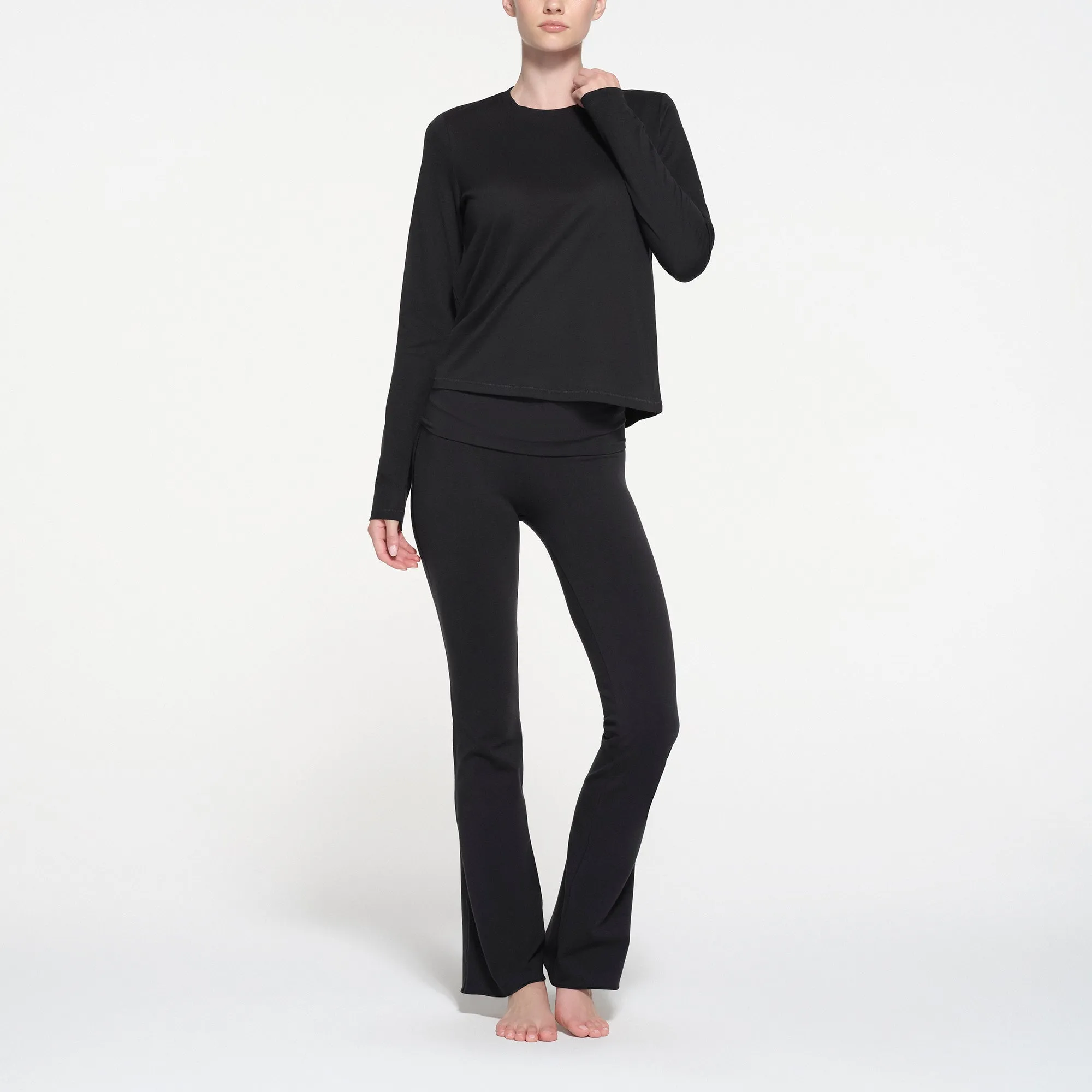 SKIMS Relaxed Tees Long Sleeve T-Shirt